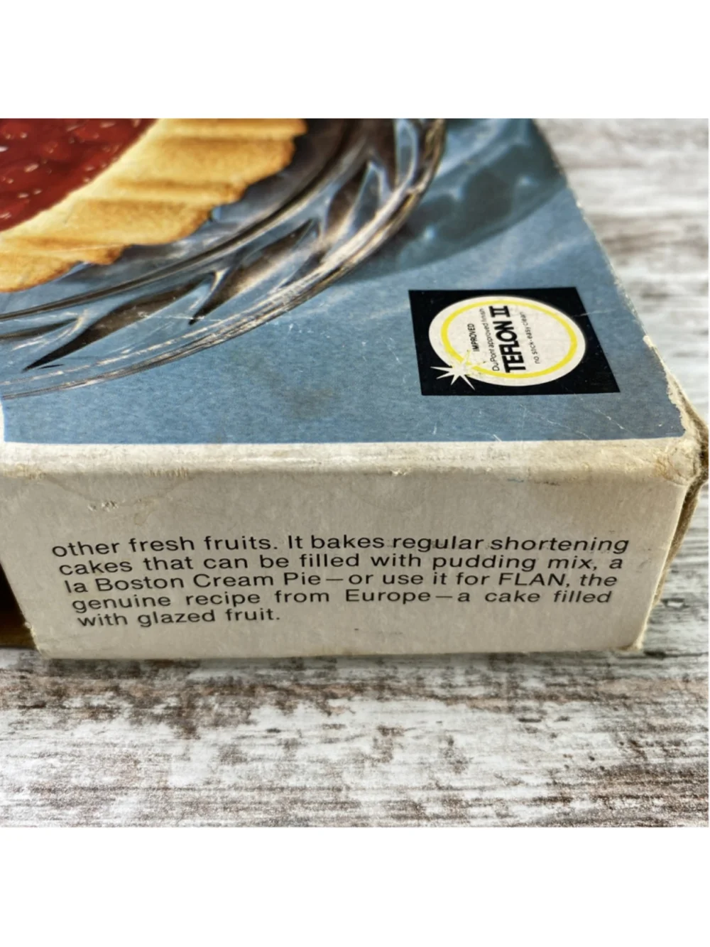 Vintage Nordic Ware Harvest Yellow Flan Pan 4 Cup Bundt w/ Original Box